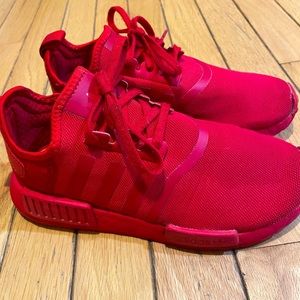 Adidas ortholite shoes red boys size 3